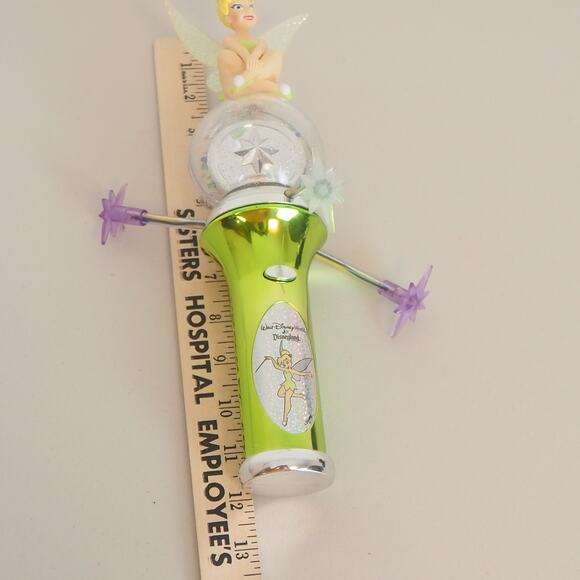 Disney Parks Tinker Bell Light Up Spinning Wand Disneyland DisneyWorld Peter Pan - Picture 8 of 11